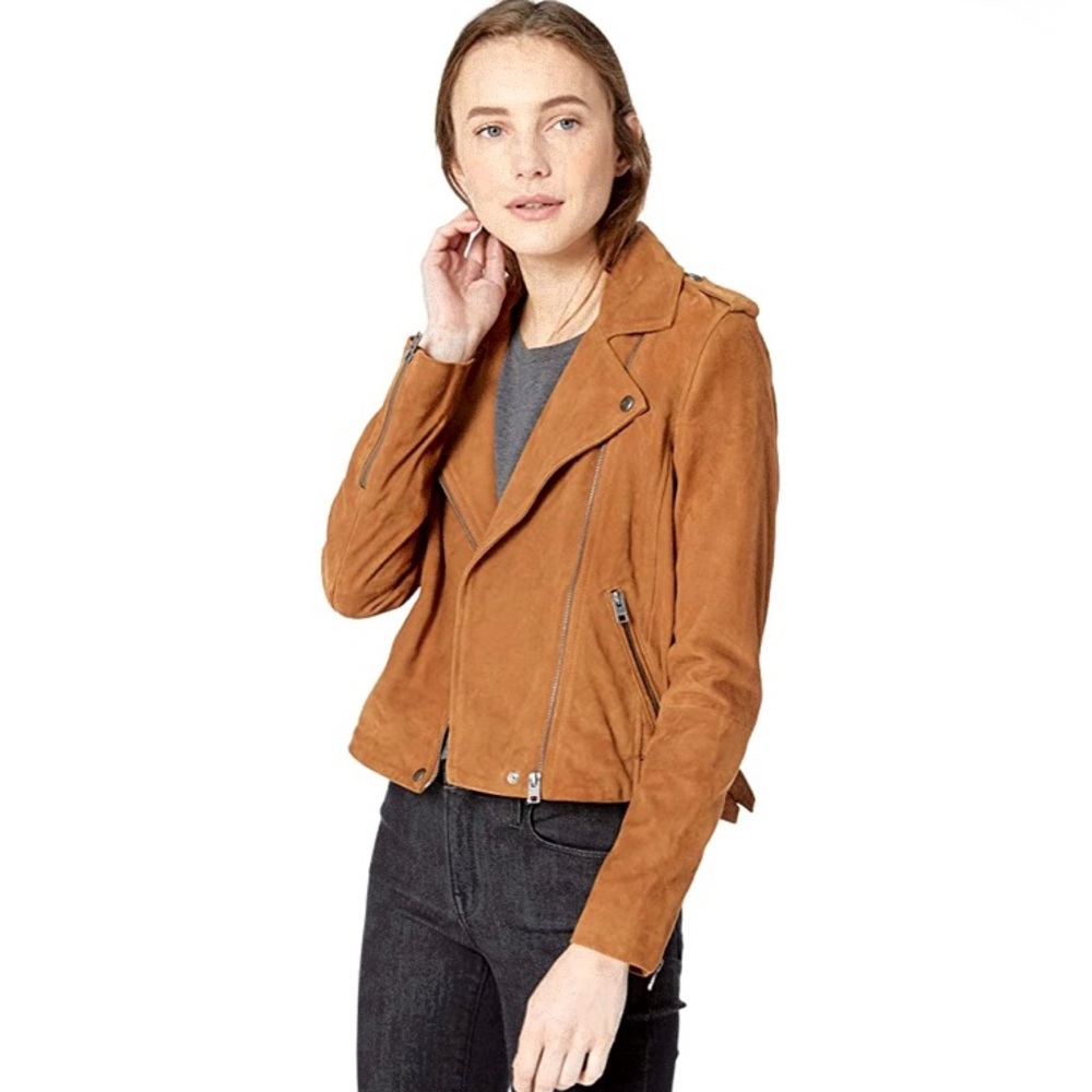 Lucky Brand Women’s Suede Motto Jacket NWT